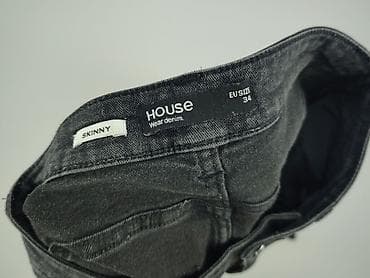 botki bershka: Jeansy damskie, rozmiar XS — 4