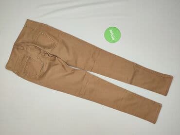 bershka spodnie brazowe: Spodnie materiałowe damskie, rozmiar S — 3