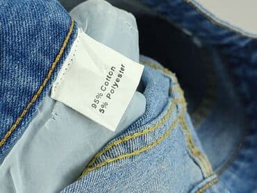 krótkie spodenki z dzinsów: SZACHOWNICA, Szorty damskie, rozmiar L — 5