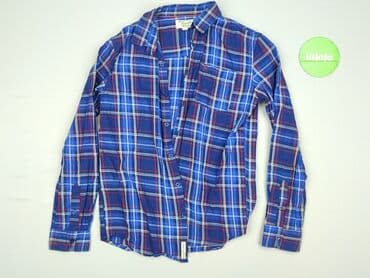 sukienka na wesele 164: Shirt 13 years, condition - Perfect, pattern - Cell, color - Blue — 2