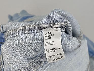 indicode jeans spodnie: Topshop, Kurtka jeansowa damska, rozmiar L — 4