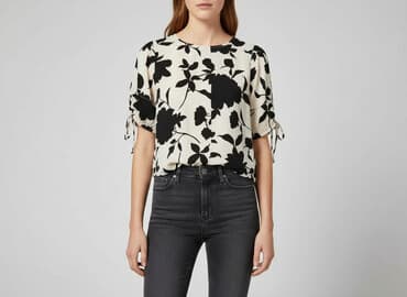 hm bluzki z krótkim rękawem: H&M, Bluzka damska, rozmiar XS — 9