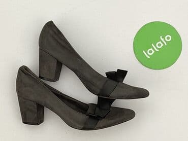 szare buty na słupku ccc: Półbuty damskie, rozmiar 37 — 4