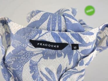 damska bluzka zapinana z tyłu krzyżówka: Peacocks, Bluzka damska, rozmiar M — 4