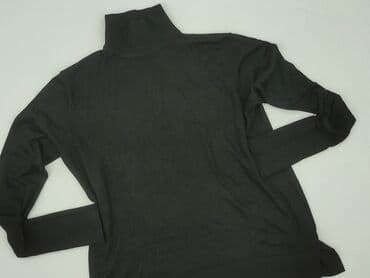 top z piórami czarny: Zara, Golf damski, L — 1