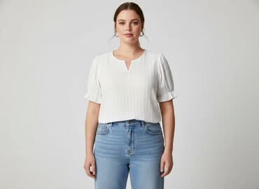 dluga biala koszula: Shein Curve, Bluzka damska, rozmiar XL — 7