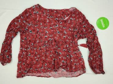 czerwone bluzki eleganckie: Bluzka damska, rozmiar M — 3
