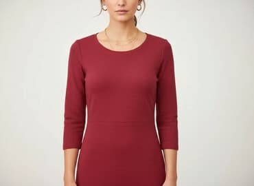 jakie rajstopy do bordowej sukienki: Sukienka damska, rozmiar S — 6