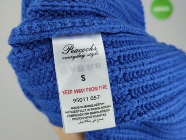 kurtka zimowa damska we wzory: Peacocks, Sweter damski, S — 5