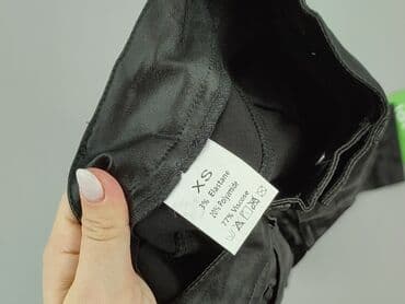 winylowe spodnie pull and bear: Spodnie materiałowe damskie, rozmiar XS — 4