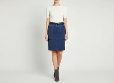 spódniczka granatowa: Top Secret, Spódnica damska, rozmiar M — 6