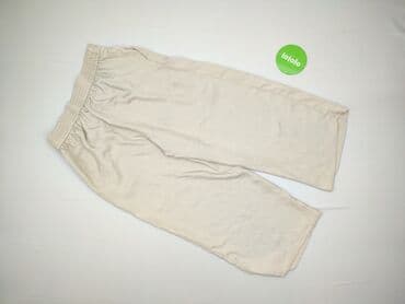 joggery beżowe damskie: H&M, Spodnie materiałowe damskie, rozmiar M — 3