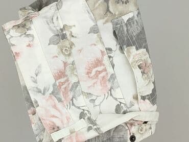 spodnie cyfrowa flora: Spodnie materiałowe damskie, rozmiar XL — 5