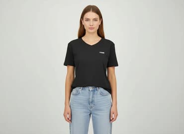 trampki na wf lata 90: T-shirt damski, rozmiar S — 7