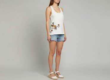 biale buty skarpetkowe: Top damski, rozmiar S — 6