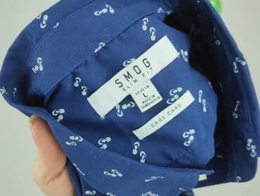 smog relaxed fit t shirt new yorker: SMOG, Shirt for men, size L — 4