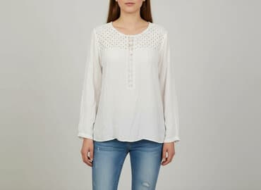 biała bluzka do stroju krakowskiego: Bluzka damska, rozmiar One size — 6