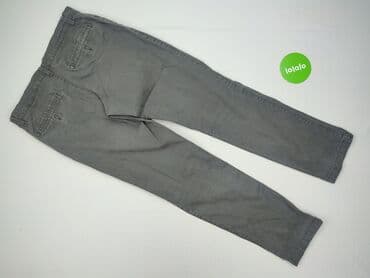 czarne spodnie wyszczuplające: Angelo Litrico, Chinosy dla mężczyzn, L — 3