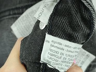 dżins tekst: Zara, Jeansy damskie, rozmiar 2XS — 5