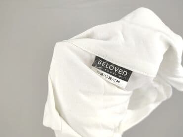 biała jedwabna bluzka damska: Beloved, Bluzka damska, rozmiar S — 4