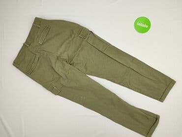 spodnie czarne cargo bershka: House, Spodnie cargo damskie, rozmiar XS — 3