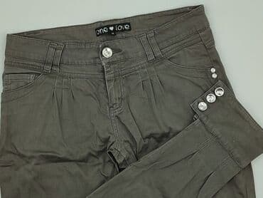 spódnice midi na gumce: One Love, Spodnie materiałowe damskie, rozmiar M — 1