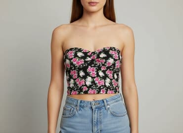 bluzka jak tatuaż: Top damski, rozmiar S — 1