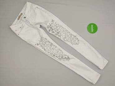 czarne szerokie jeansy: Jeansy damskie, rozmiar XS — 2