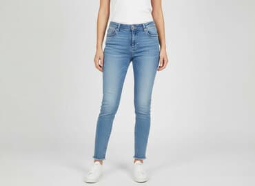 jeansy dla dzieci: Jeansy damskie, rozmiar L — 6