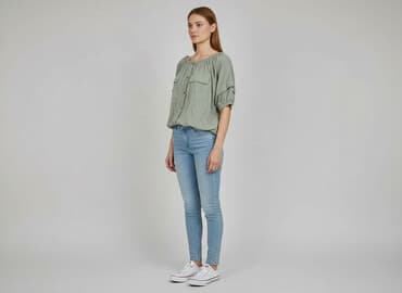 sukienka khaki reserved: Bluzka damska, M — 5