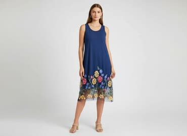 sukienka z haftowanymi kwiatami: Sukienka damska, rozmiar S — 5