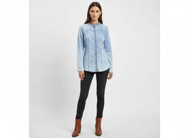 reserved sukienka denim: Re-Dress, Koszula damska, rozmiar L — 7