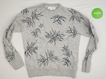 biale trampki hm: H&M L.O.G.G., Sweter damski, rozmiar M — 2