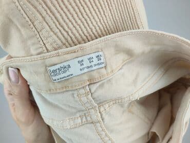 spodnie woskowane bershka: Bershka, Spodnie materiałowe damskie, rozmiar S — 5