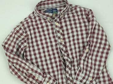 skarpety repliki: Shirt 4-5 years, condition - Very good, pattern - Cell, color - Claret — 1