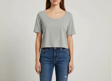 t shirt billie eilish h m: H&M, T-shirt damski, rozmiar L — 7