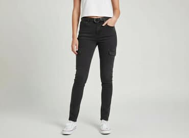 kurtka jeansowa shein: Shein, Jeansy damskie, rozmiar S — 6