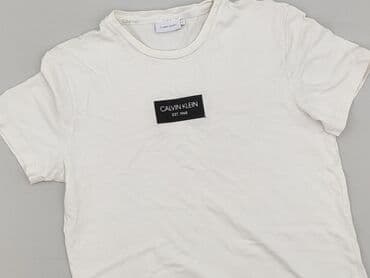 trampki calvin klein biale: Calvin Klein, T-shirt for men, size M — 1