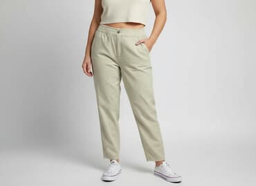 spodnie baggy damskie jeans: Sinsay, Spodnie materiałowe damskie, rozmiar XL — 6