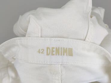 biale szerokie jeansy: DENIM JEANS, Jeansy damskie, rozmiar XL — 4