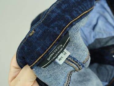 krótkie spodenki jeansowe damskie duże rozmiary: Bershka, Szorty damskie, rozmiar XL — 5