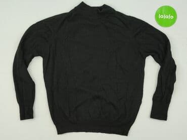czarny sweter: Sweter damski, rozmiar L — 2