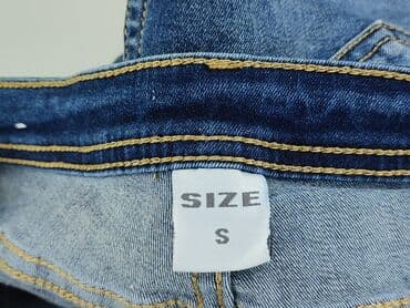 krótkie spodenki damskie jeansowe poszarpane: Jeanswear, Szorty damskie, rozmiar S — 4