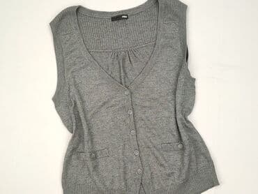 sukienka z kołnierzykiem h: H&M, Kamizelka damska, rozmiar S — 1