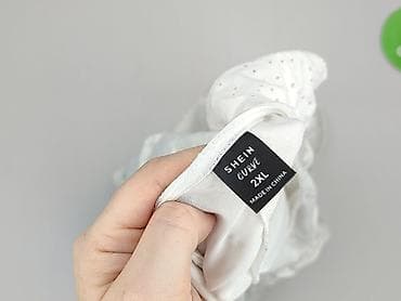 t shirty basic v neck: Shein Curve, Bluzka damska, rozmiar 2XL — 5