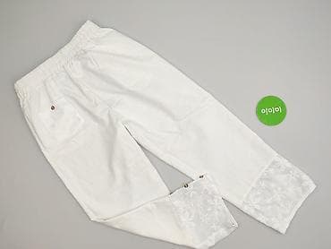 dwuwarstwowe szorty: Spodnie 3/4 damskie, rozmiar M — 3