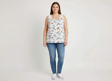 top z piórami mango: Esmara, Bluzka damska, rozmiar XL — 6