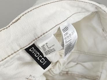 culotte jeans: H&M Divided, Spodnie cargo damskie, rozmiar M — 4