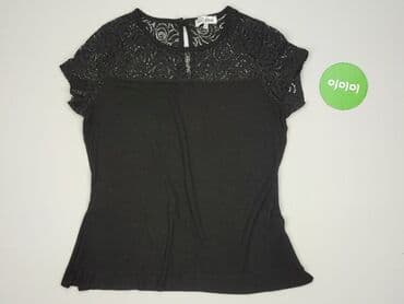 czarne t shirty damskie w serek: The Collection Debenhams, T-shirt damski, rozmiar L — 2