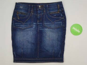 spódniczka dżinsowe z wysokim stanem: Spódnica damska, rozmiar M — 2